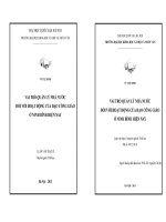 Vai trò quản lý nhà nước đối với hoạt động của đạo công giáo ở Ninh Bình hiện nay