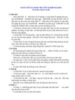 CHUẨN ĐẦU RA SINH VIÊN TỐT NGHIỆP ĐẠI HỌC NGàNH: CHĂN NUÔI