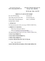 Xây dựng ứng dụng quản lý nhân sự cho công ty TNHH CJ uniun vina