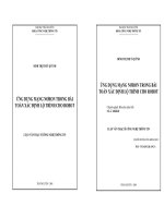 ỨNG DỤNG MẠNG NƠRON TRONG BÀI TOÁN XÁC ĐỊNH LỘ TRÌNH CHO ROBOT