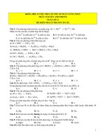 50 câu lý thuyết hóa học