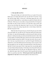LUẬN án TIẾN sĩ   đổi mới QUẢN lý THUẾ TRONG điều KIỆN hội NHẬP KINH tế ở VIỆT NAM