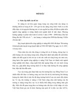LUẬN án TIẾN sĩ   NÂNG CAO KHẢ NĂNG CẠNH TRANH TRONG QUÁ TRÌNH hội NHẬP QUỐC tế của các CÔNG TY XI MĂNG VIỆT NAM