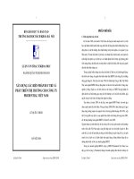 Xây dựng các biện pháp duy trì và phát triển thị trường cho công ty Prudential Việt Nam
