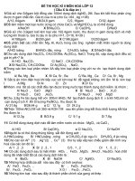 ĐỀ THI HKII MÔN HÓA