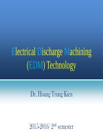 Bài giảng môn Tia Lửa điện English SPKT TPHCM