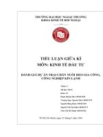 Chăn nuôi heo công nghiệp kín lạnh