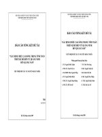 XÁC ĐỊNH CHIỀU CAO SÓNG TRONG TÍNH TOÁN THIẾT KẾ ĐÊ BIỂN TỪ QUẢNG NINH ĐẾN QUẢNG NAM