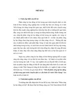 LUẬN án TIẾN sĩ KINH tế   vấn đề PHÂN CÔNG lại LAO ĐỘNG xã hội TRONG QUÁ TRÌNH CHUYỂN DỊCH cơ cấu KINH tế ở TỈNH TIỀN GIANG