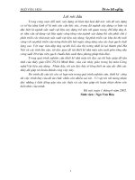 Thiết kế nhà máy sản xuất gốm tường nhẹ phương pháp bán khô (Thuyết minh+bản vẽ)