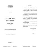 TỪ LÁY TRONG THƠ VĂN NGUYỄN ĐÌNH CHIỂU