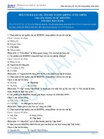 PT dang de tim doi tuong khong cung nhom 