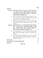 LUẬN văn tốt NGHIỆP   VAI TRÒ của GIA ĐÌNH TRONG VIỆC GIÁO dục THANH NIÊN THỰC HIỆN NGHĨA vụ QUÂN sự ở TỈNH PHÚ THỌ HIỆN NAY