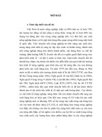 LUẬN án TIẾN sĩ   đẩy NHANH QUÁ TRÌNH CHUYỂN đổi nền NÔNG NGHIỆP nước TA lên nền NÔNG NGHIỆP HÀNG hóa