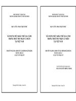 Xây dựng mức khấu trừ gia cảnh trong thuế thu nhập cá nhân tại Việt Nam