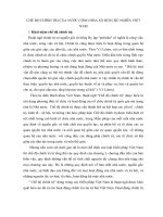 CHẾ ĐỘ CHÍNH TRỊ CỦA NƯỚC CỘNG HÒA XÃ HỘI CHỦ NGHĨA VIỆT NAM