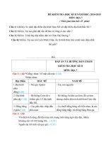 Đề kiểm tra địa 7 kì II 