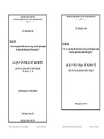 Vai trò của phụ nữ dân tộc Dao trong xóa đói giảm nghèo ở huyện Phú Lương tỉnh Thái Nguyên