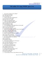 Luyện nghe từ con số 0 (3) 