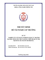 NGHIÊN CỨU XÂY DỰNG WEBSITE ĐẢNG ỦY TRƯỜNG ĐẠI HỌC HÀNG HẢI VIỆT NAM DỰA TRÊN HỆ QUẢN TRỊ NỘI DUNG MÃ NGUỒN MỞ DRUPAL