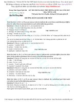 ĐÁP án đề THI MINH họa môn TIẾNG ANH năm 2017 pdf 