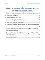 Hướng dẫn sử dụng phần mềm dialux evo