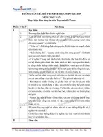ĐÁP án đề THI MINH họa môn văn  năm 2017 pdf 