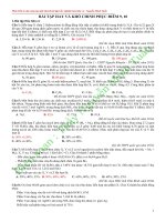 ĐÁP án   bài tập HAY và KHÓ DÀNH điểm 9, 10 