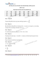 ĐÁP án đề THI MINH họa môn vật lý năm 2017 
