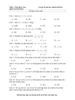 Tổ hợp và xác xuất   trần quốc sơn 