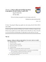 Công cụ tiếp cận hệ thống ứng dụng trong nghiên cứu môi trường và phát triển