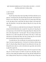 MỘT số KINH NGHIỆM dạy kỹ NĂNG SỐNG CHO TRẺ 3   4 TUỔI ở TRƯỜNG mầm NON  TƯỢNG LĨNH  