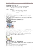 Giáo án tiếng anh 5 chương trình mới vnen năm học  2016 2017