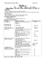 Tự nhiên Xã hội Khối 1 năm 2016