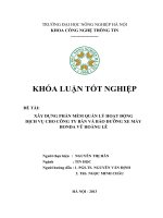 do an to nghiep xây dựng phần mềm quản lý