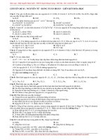 ĐỀ bài   CHUYÊN đề lý THUYẾT hóa vô cơ 