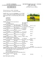 tổng hợp đề thi thử môn hóa NAP 2016