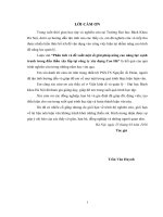 Phân tích và đề xuất một số giải pháp nâng cao năng lực cạnh tranh trong đấu thầu xây lắp tại công ty xây dựng cao hà 