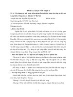 Xây dựng các giải pháp nhằm giảm tổn thất điện năng cho công ty điện lực long biên   tổng công ty điện lực TP hà nội (TT) 