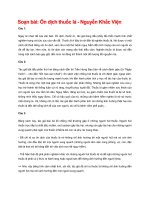 Soạn bài ôn dịch, thuốc lá