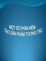 một số phần mềm tạo sản phẩm tương tác