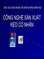 QUY TRÌNH SẢN XUẤT TINH BỘT BIẾN TÍNH