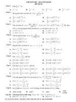 CHUYEN DE NGUYEN HAM  DE 2 