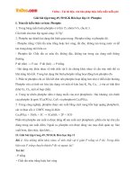 Giải bài tập trang 49, 50 SGK Hóa học lớp 11: Photpho