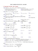 Trac nghiem ham luy thualogarit 