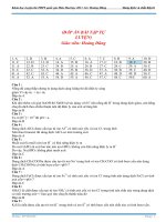 Bài 1 đáp án ôn tập điện ly 