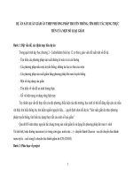 Dạy học dự án: sản xuất giấm