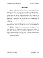 Hoàn thiện công tác quản lý dự án cho các dự án thủy điện tại tổng công ty CP thương mại xây dựng 