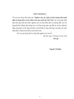 Nghiên cứu các nhân tố ảnh hưởng đến quyết định sử dụng dịch vụ học tiếng anh trực tuyến tại việt nam