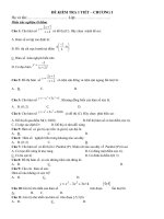 De kiem tra trac nghiem 1 tiet chuong 1  giai tich 12 